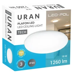 Sale LED-POL Plafon ORO-URAN LED 18W-DW