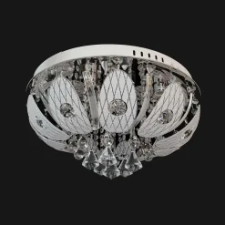 Clearance inny Plafoniera glamour LED chrom fi 60 cm z pilotem