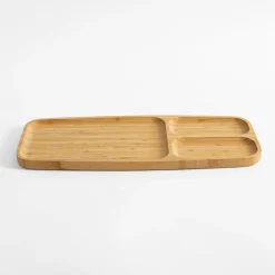inny Miski, Patery I Półmiski^Półmisek bambusowy do serwowania 39x16 cm