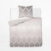 inny Pościele^Pościel bawełniana beżowa HOME SATIN 140x200 cm