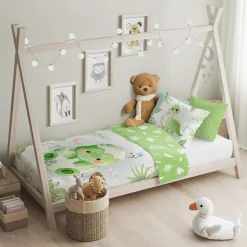 Discount Faro Pościel bawełniana PRZYTULAKI DINO 100x135 cm