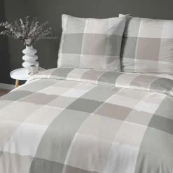 inny Pościel bawełniana w kratkę HOME SATIN 160x200 cm