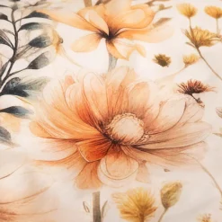Outlet Faro Pościel bawełniana w kwiaty NATURAL BOHO 220x200 cm