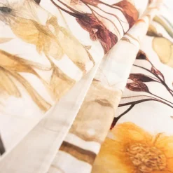 Outlet Faro Pościel bawełniana w kwiaty NATURAL BOHO 220x200 cm