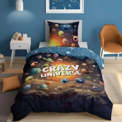 Dzieci inny Pościel Dla Dzieci|Pościele^Pościel świecąca w ciemności CRAZY FLUO 140x200 cm