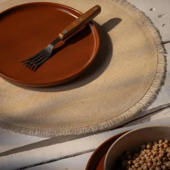 Discount inny Podkładka na stół boho beżowa 38 cm