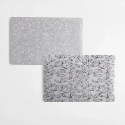 inny Podkładki Na Stół^Podkładka na stół w czarne kwiaty 43,5x28,5 cm
