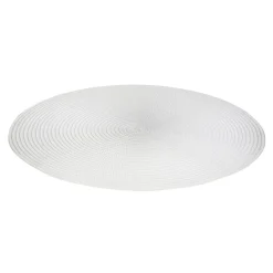 Podkładki Na Stół^Podkładka stołowa okrągła biała 38 cm