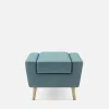 Fresh Pufy I Podnóżki^Podnóżek turkusowy VEROLI