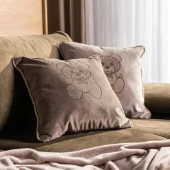 inny Poduszki Premium|Poszewki I Poduszki Dekoracyjne^Poduszka dekoracyjna brązowa TEDDY 45x45 cm