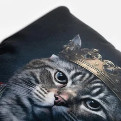 Discount inny Poduszka dekoracyjna KRÓL KOT 50x50 cm
