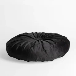 Discount Poduszka dekoracyjna okrągła czarna SELMA 40 cm