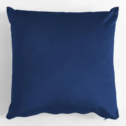 Estetica Poszewki I Poduszki Dekoracyjne^Poduszka dekoracyjna welurowa granatowa VELVIO 45x45 cm