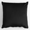 Clearance Estetica Poduszka dekoracyjna welurowa czarna VELVIO 45x45 cm
