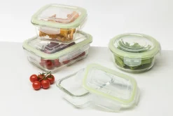 Pojemniki Na Żywność^Pojemnik do żywności szklany kwadratowy FRIGO 800 ml