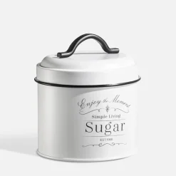 Sale inny Pojemnik kuchenny biały SUGAR 13 cm