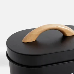 Pojemniki Na Żywność^Pojemnik kuchenny na cukier czarny 15 cm