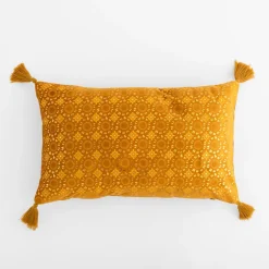 Discount Poszewka dekoracyjna żółta WAYNE 30x50 cm