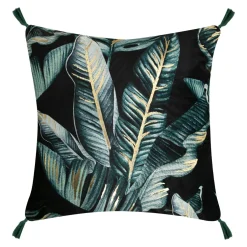Sale Estetica Poszewka dekoracyjna w liście z frędzlami BANANA 45x45 cm
