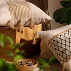 Discount inny Poszewka dekoracyjna w paski LESA 45x45 cm