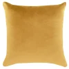 Estetica Poszewki I Poduszki Dekoracyjne^Poszewka dekoracyjna welurowa musztardowa VELVIO 45x45 cm