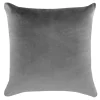 Estetica Poszewka dekoracyjna welurowa szara VELVIO 45x45 cm