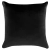 Estetica Poszewka dekoracyjna welurowa czarna VELVIO 45x45 cm