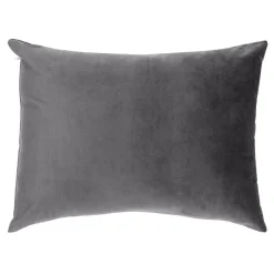 Estetica Poszewki I Poduszki Dekoracyjne^Poszewka na poduszkę welurowa szara BELLO 45x60 cm