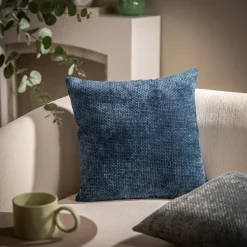 Discount inny Poszewka ozdobna ciemnoniebieska CARMON 45x45 cm