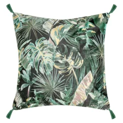 Estetica Poszewki I Poduszki Dekoracyjne^Poszewka w liście z chwostami MONSTERA 45x45 cm