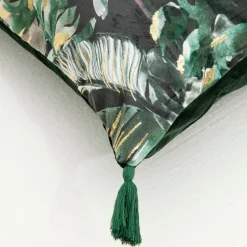Estetica Poszewki I Poduszki Dekoracyjne^Poszewka w liście z chwostami MONSTERA 45x45 cm
