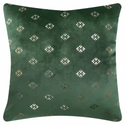 Outlet Estetica Poszewka w stylu glamour zielona SUSA 45x45 cm