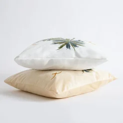 Discount inny Poszewka w tropikalne palmy beżowa FEZA 45x45 cm