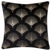Outlet Estetica Poszewka welurowa czarna SIENNA 45x45 cm