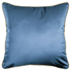 Estetica Poszewki I Poduszki Dekoracyjne^Poszewka welurowa niebieska LILLLE 45x45 cm
