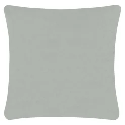 Clearance Estetica Poszewka welurowa z haftem jasnoszara ANISE 45x45 cm