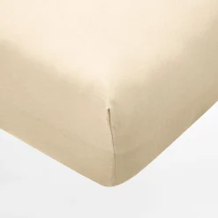 Darymex Prześcieradła^Prześcieradło jasnobeżowe JERSEY z gumką 220x200 cm