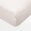inny Prześcieradła^Prześcieradło jersey z gumką beżowe IVETTE 160x200 cm