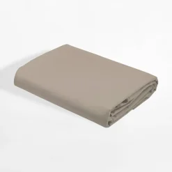 Best inny Prześcieradło satynowe z gumką taupe PURE 160x200 cm