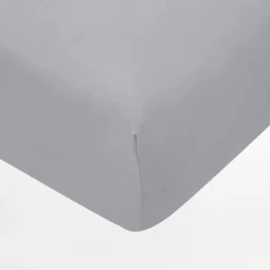 New Darymex Prześcieradło szare JERSEY z gumką 70x140 cm