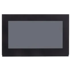 Qubik Fronty Przeszklone^Przeszklony front drzwi PIANO PLUS 60x38,1 czarny mat