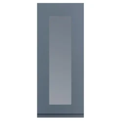 Qubik Fronty Przeszklone^Przeszklony front drzwi PIANO PLUS 40x98 szary stalowy mat