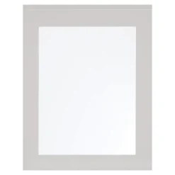 Qubik Przeszklony front PIANTA 60x76,5 szary, wysoki połysk