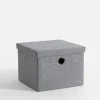 Outlet inny Pudełko do przechowywania szare 24x24x18 cm