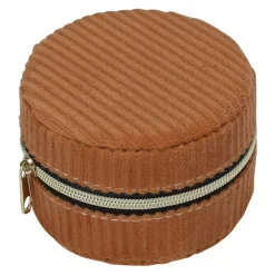 Outlet Pudełko na biżuterię jasnobrązowe 8x8x5,5 cm