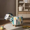 Sale Puf kolorowy zebra TREMY