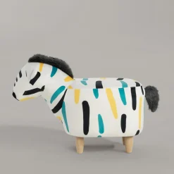 Sale Puf kolorowy zebra TREMY