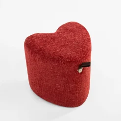 inny Pufy I Podnóżki^Puf mały serce czerwony ILLON