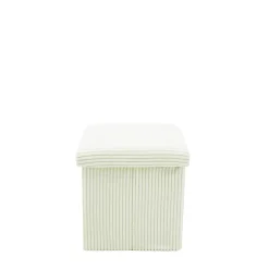 Outlet Puf składany biały 38 cm