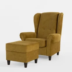 FN Design Pufy I Podnóżki^Puf żółty KING